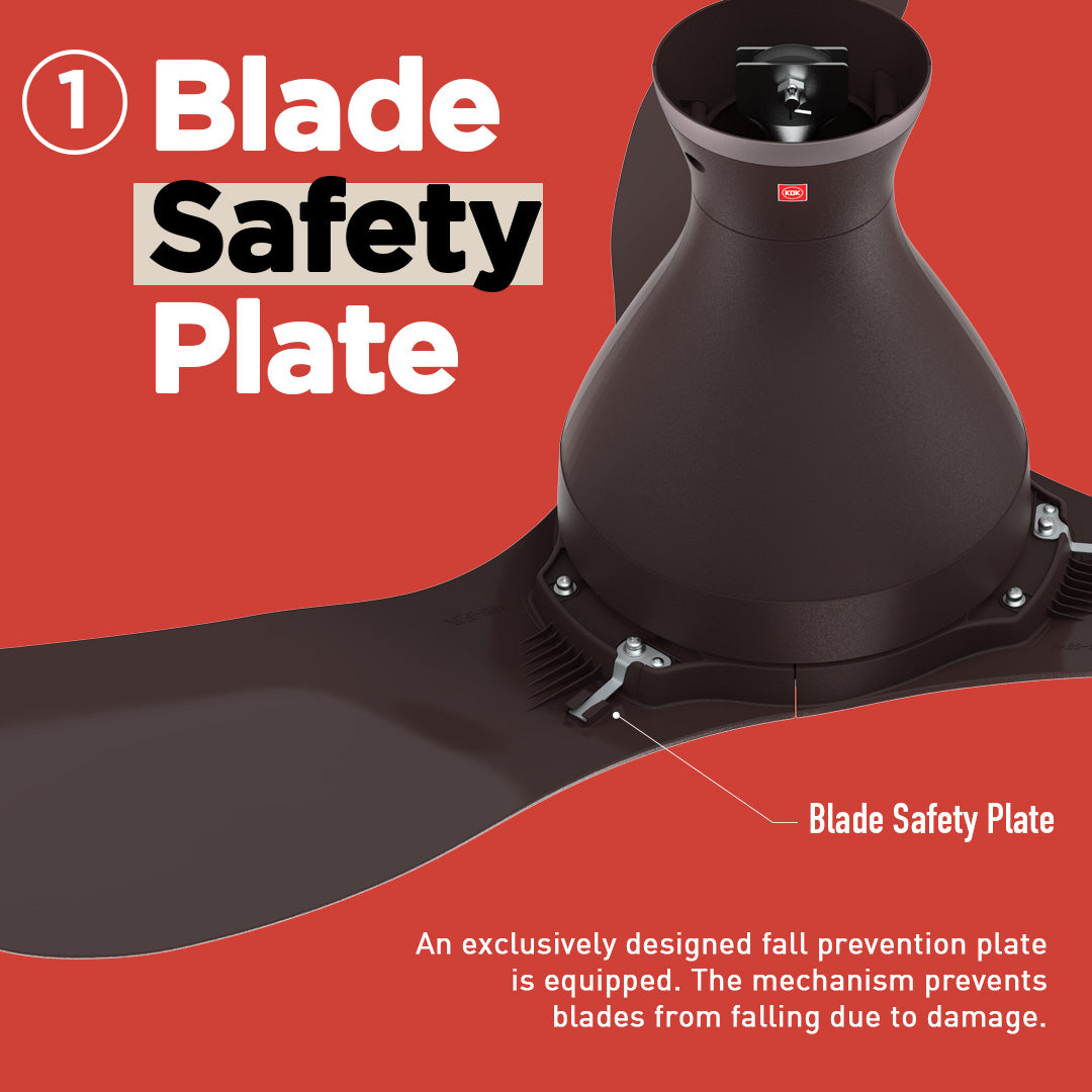 *Free Standard Installation* KDK Airy E48GP (3 Blades 48" with Wi-Fi and App Control) *CDC & Climate Voucher Accepted In Showroom*