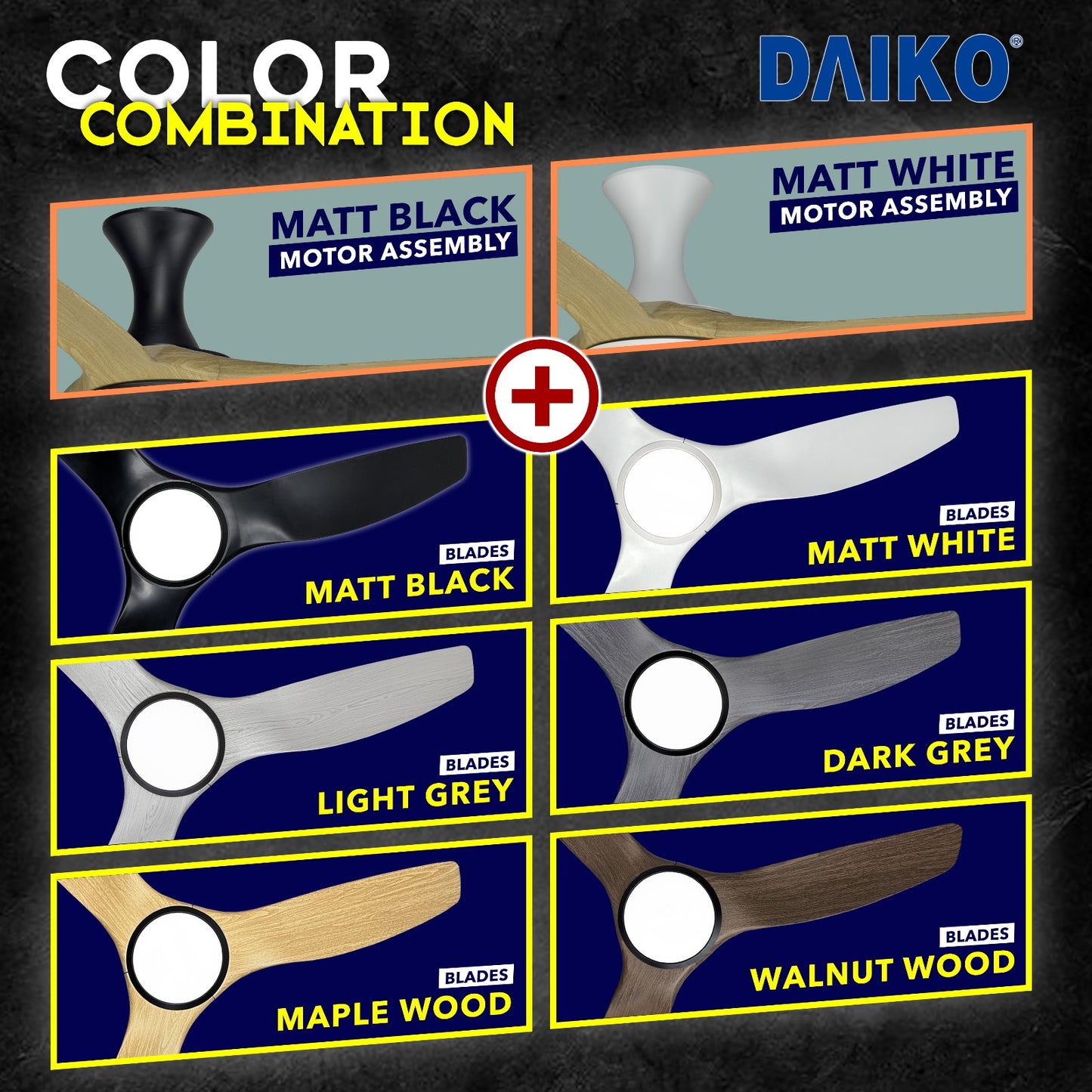 *FREE INSTALLATION* Daiko DC Yuga 3X 42"/52"  with DIMMABLE Tri-color LED (Inverter DC Fan) *CDC & Climate Voucher Accepted in Showroom*