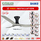 *FREE INSTALLATION* Daiko DC Yuga 3X 42"/52"  with DIMMABLE Tri-color LED (Inverter DC Fan) *CDC & Climate Voucher Accepted in Showroom*