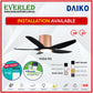 *FREE INSTALLATION* Daiko DC Yuga 5 48"/60"  with Tri-color LED (Inverter DC Fan) *CDC & Climate Voucher Accepted in Showroom*