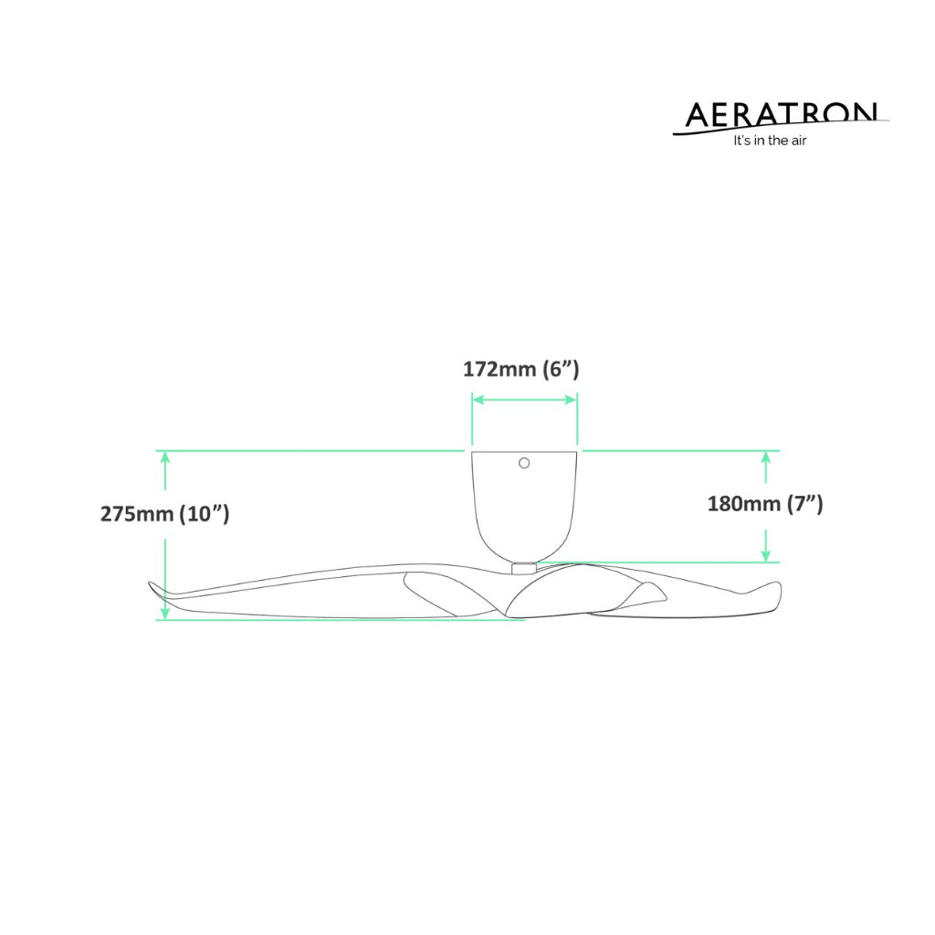 Aerartron AE3+ DC 3 Blades 43"/50"/60" (WIFI & LED light Optional) *CDC & Climate Voucher Accepted In Showroom*
