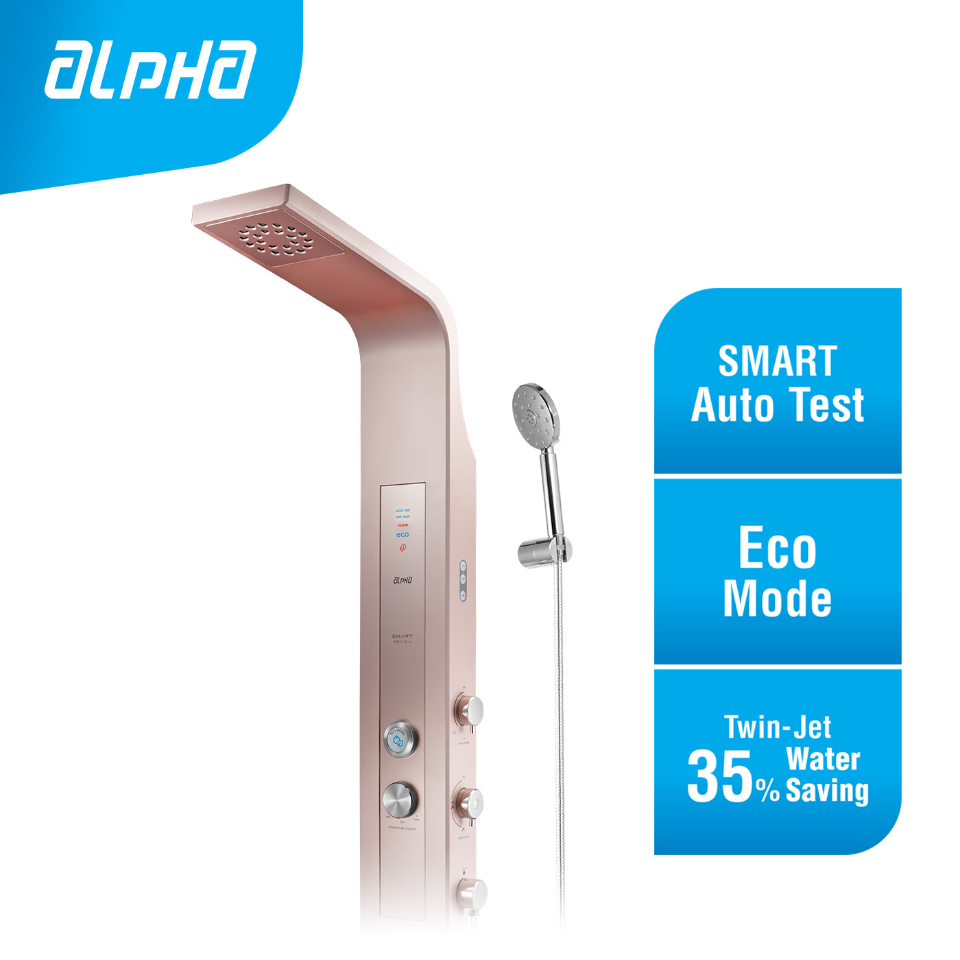 *FREE INSTALLATION* Alpha Smart Revo New-Gen Heater (Non Pump Instant Heater)