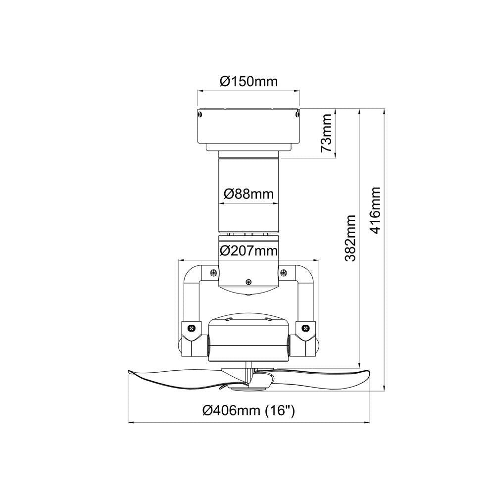 *SMART* Acorn DC-360 16" (Corner Fan - Inverter DC Fan) *CDC & Climate Voucher Accepted In Showroom*