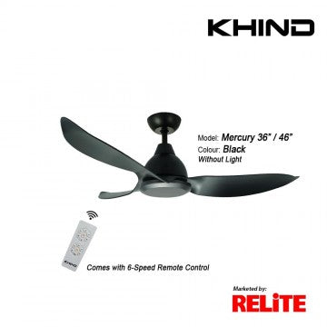 *STANDARD INSTALLATION* Khind DC Mercury 36"/46" with Tri-color LED (Inverter DC Fan) *CDC & Climate Voucher Accepted In Showroom*